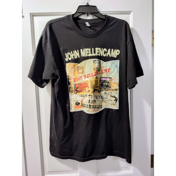 2017 JOHN MELLENCAMP Sad Clowns and Hillbillies Concert Tour Large T-Shirt - Picture 2 of 10